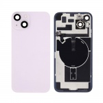 Sklo zadního krytu osazené s magnetem pro Apple iPhone 14 Plus Purple