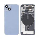 Back Cover Glass Assembly with Magnet for Apple iPhone 14 Blue