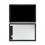 LCD + Touch + Frame for Huawei MediaPad T5 Black (Service Pack)