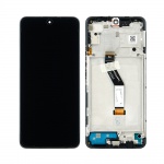 LCD + Dotyk + Rámeček pro Xiaomi Poco M4 5G (2022) černá/Tarnish (Service pack)