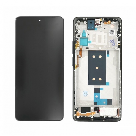 LCD + Touch + Frame for Xiaomi Poco F4 (2022) Black (Service pack)