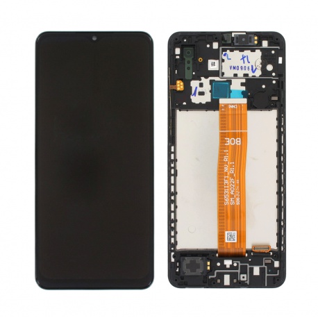 LCD + touch + frame for Samsung Galaxy A02 A022 black (Service Pack)