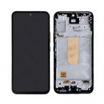 LCD + Touch + frame for Samsung Galaxy A54 5G 2023 SM-A546 black (Service Pack)