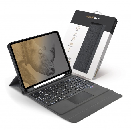 RhinoTech keyboard case for Apple iPad 10.2 (2019-2021), Air 10.5 (2019) CZ black