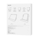 Baseus Minimalist Series magnetický kryt na Apple iPad Pro 11/iPad Air4/Air5 10.9 fialová