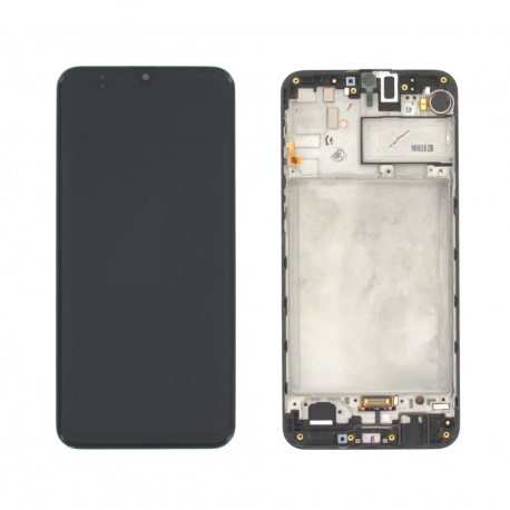 LCD + dotyk + rámeček pro Samsung Galaxy M30s M307F / M21 2019 M215 Black (Service Pack)