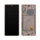 LCD + dotyk + rámeček pro Samsung Galaxy S20 FE 5G/4G 2020 G781/G780 oranžová Service Pack