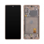LCD + touch + frame for Samsung Galaxy S20 FE 5G/4G 2020 G781/G780 orange Service Pack