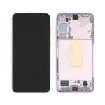 LCD + touch + frame for Samsung Galaxy S23 Plus 5G S916 pink (Service Pack)