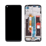 LCD + touch + frame for Realme 8i (RMX3151) black (Service pack)