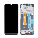 LCD + touch screen + frame for Realme C21Y (RMX3263) black (Service pack)