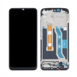 LCD + touch + frame for Realme C25Y (RMX3269) black (Service pack)