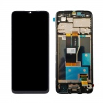 LCD + touch + frame for Realme C30 (RMX3581, RMX3623) black (Service pack)