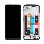 LCD + touch + frame for Realme C35 (RMX3511) black (Service pack)