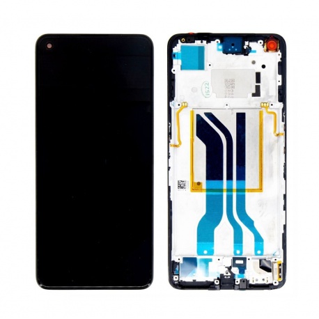 LCD + touch + frame for Realme GT2 (RMX3310) black (Service pack)