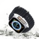COTECi celoplošné ochranné hliníkové pouzdro pro Apple Watch Ultra 49mm šedá