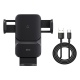 Baseus Wisdom Auto Alignment holder with wireless charging 15W black