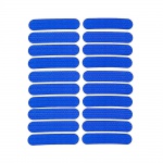 Reflective safety stickers for Scooter (20 pieces) blue