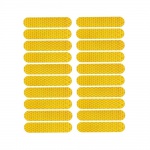 Reflective safety stickers for Scooter (20 pieces) yellow