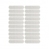 Reflective safety stickers for Scooter (20 pieces) white