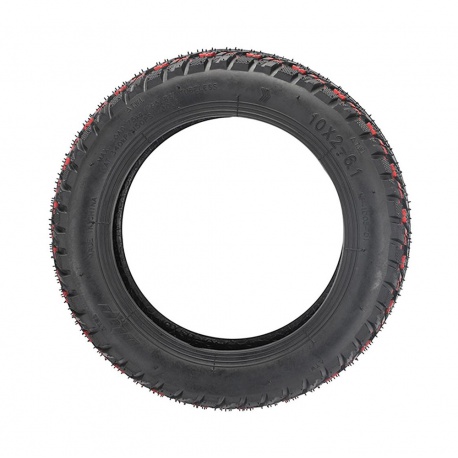 Tubeless tire with deep tread for Scooter 10x2-6.1 10" black