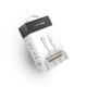 RhinoTech cable with nylon braid USB-C to Lightning 27W 1M white