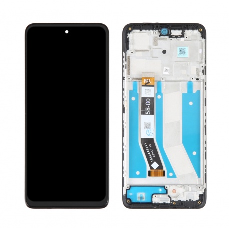 LCD + dotyk + rámeček pro Motorola Moto G73 5G XT2237 černá (Service Pack)