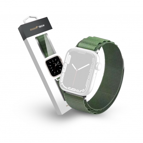 RhinoTech Ultra Alpine Loop strap for Apple Watch 42/44/45/49mm green