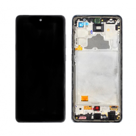 LCD + Touch + Frame for Samsung Galaxy A72 A725 Black (Service Pack)