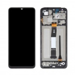 LCD + touch + frame for Xiaomi Redmi 12C black (Service Pack)