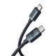 Baseus Crystal Shine Series charging / data cable USB-C / USB-C 100W 1.2m, black