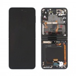 LCD + touch + frame for Samsung Galaxy Z Flip 3 5G F711 black without camera (Service Pack)