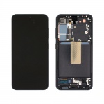 LCD + Touch + Frame for Samsung Galaxy S23 5G 2023 SM-S911 gray (Service Pack)
