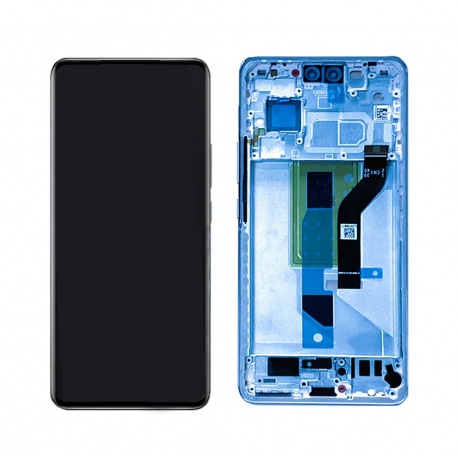 LCD + Dotyk + Rámeček pro Xiaomi 13 Lite 5G modrá (OEM)