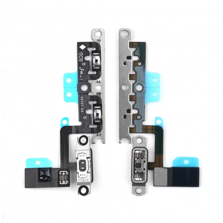 Volume button flex cable + metal plate for Apple iPhone 11