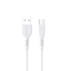 RhinoTech LITE PVC USB-A to MicroUSB cable 1.2m white (5 pieces)