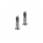 Pentalobe screws (2pcs set) silver for Apple iPhone SE