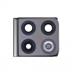 Sklíčko zadní kamery pro OnePlus 10 Pro NE2210, NE2211, NE2213, NE2215 černá (OEM)