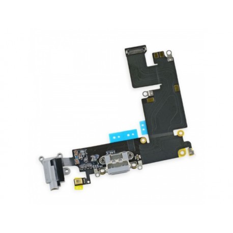 Nabíjecí port + Audio Jack konektor Flex pro Apple iPhone 6S Plus vesmírně šedá