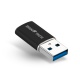 RhinoTech USB-C to USB-A 3.0 black adapter