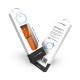 RhinoTech strap for Garmin QuickFit sports silicone 26mm orange.