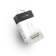 RhinoTech kabel s nylonovým opletem USB-C na Lightning 27W 2m bílá