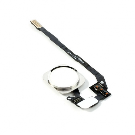 Home button + flex cable silver for Apple iPhone 5S