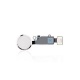 Home button + flex cable silver for Apple iPhone 7 / 7 Plus