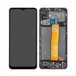 LCD + touch + frame for Samsung Galaxy M12 M127 black (Service Pack)